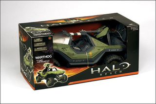 Illustration for article titled See Halo: Reach's Final Toy Warthog, Ghost (Figures Sold Separately)